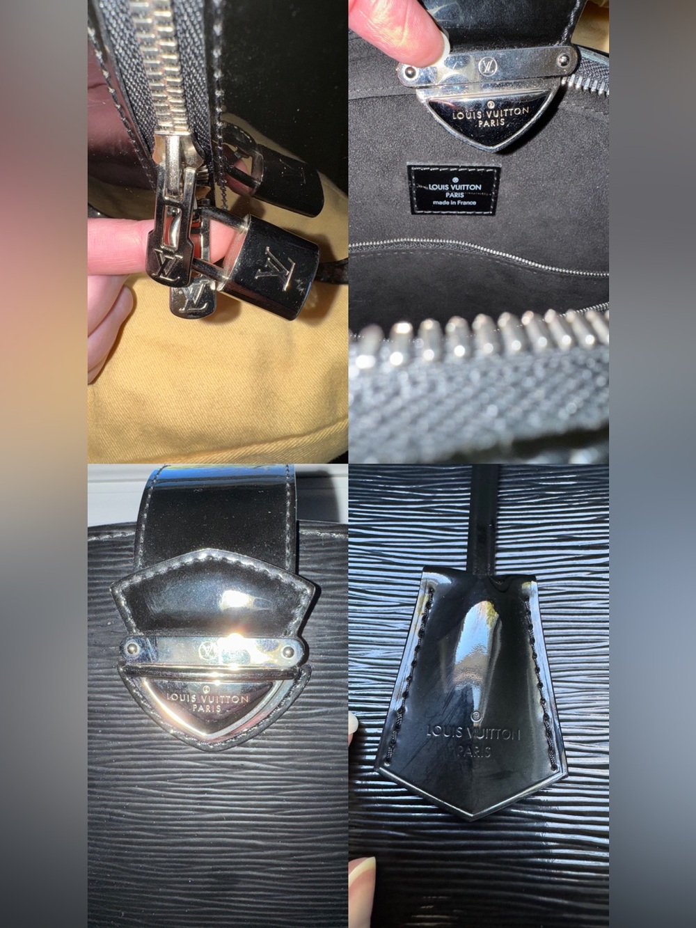 Louis Vuitton Pont-Neuf GM in Black Épi Leather | Retired Style | Pre-owned Good - Picture 13 of 16